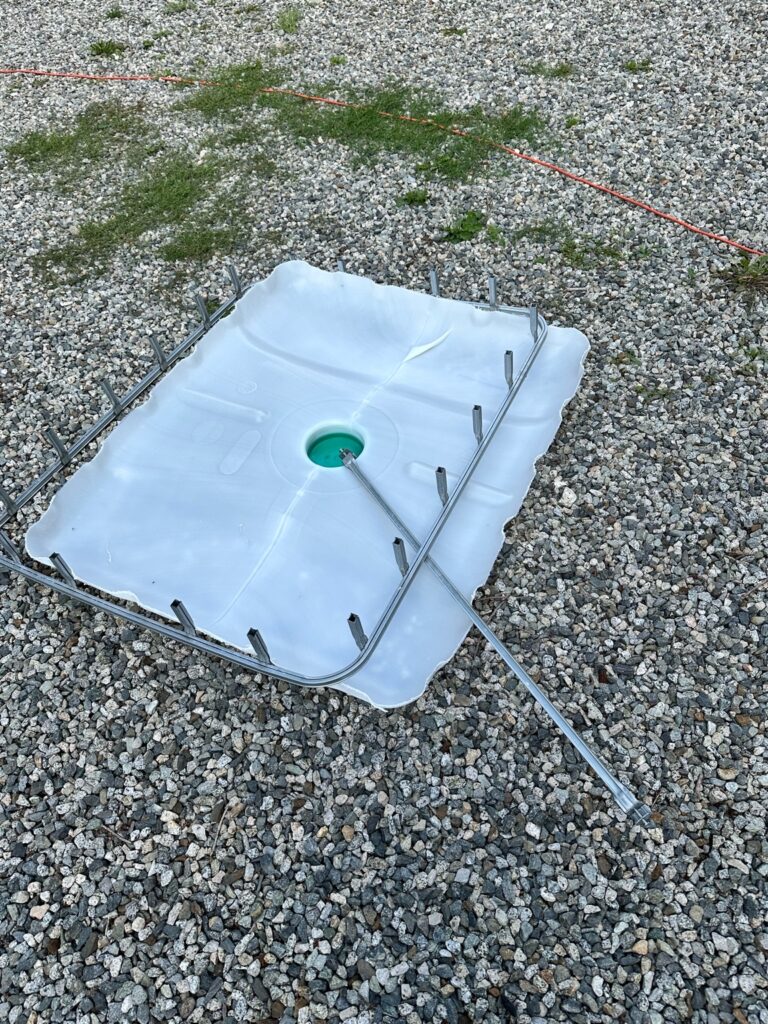 Top cut off IBC tote
